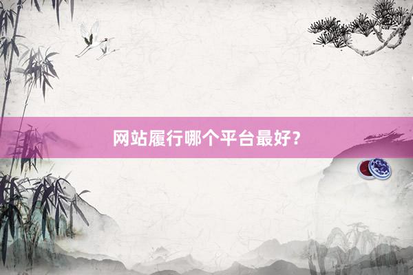 网站履行哪个平台最好？